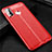 Custodia Silicone Morbida In Pelle Cover per Huawei P Smart (2020) Rosso