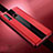 Custodia Silicone Morbida In Pelle Cover per Huawei P30 Lite Rosso