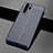 Custodia Silicone Morbida In Pelle Cover per Huawei P30 Pro Blu