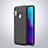 Custodia Silicone Morbida In Pelle Cover per Huawei Y6 (2019) Nero