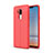 Custodia Silicone Morbida In Pelle Cover per LG G7 Rosso