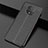 Custodia Silicone Morbida In Pelle Cover per OnePlus 7T Nero