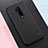 Custodia Silicone Morbida In Pelle Cover per OnePlus 7T Pro Nero