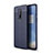 Custodia Silicone Morbida In Pelle Cover per OnePlus 8 Blu
