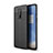 Custodia Silicone Morbida In Pelle Cover per OnePlus 8 Nero