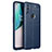 Custodia Silicone Morbida In Pelle Cover per OnePlus Nord N100 Blu