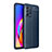 Custodia Silicone Morbida In Pelle Cover per Oppo A74 4G Blu