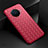 Custodia Silicone Morbida In Pelle Cover per Oppo Ace2 Rosso