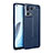 Custodia Silicone Morbida In Pelle Cover per Oppo F21 Pro 4G Blu