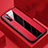 Custodia Silicone Morbida In Pelle Cover per Oppo K7 5G Rosso