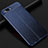 Custodia Silicone Morbida In Pelle Cover per Oppo R15X Blu
