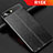 Custodia Silicone Morbida In Pelle Cover per Oppo R15X Nero