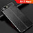 Custodia Silicone Morbida In Pelle Cover per Oppo R17 Neo Nero