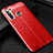 Custodia Silicone Morbida In Pelle Cover per Realme 6i Rosso
