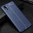 Custodia Silicone Morbida In Pelle Cover per Samsung Galaxy A01 Core Blu
