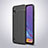 Custodia Silicone Morbida In Pelle Cover per Samsung Galaxy A10 Nero