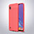 Custodia Silicone Morbida In Pelle Cover per Samsung Galaxy A10 Rosso