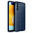 Custodia Silicone Morbida In Pelle Cover per Samsung Galaxy A13 5G Blu