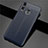 Custodia Silicone Morbida In Pelle Cover per Samsung Galaxy A20s Blu