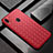 Custodia Silicone Morbida In Pelle Cover per Samsung Galaxy A30 Rosso