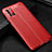 Custodia Silicone Morbida In Pelle Cover per Samsung Galaxy A31 Rosso
