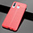Custodia Silicone Morbida In Pelle Cover per Samsung Galaxy A60 Rosso