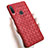 Custodia Silicone Morbida In Pelle Cover per Samsung Galaxy A70S Rosso