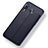 Custodia Silicone Morbida In Pelle Cover per Samsung Galaxy A8 Star Blu