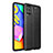 Custodia Silicone Morbida In Pelle Cover per Samsung Galaxy F62 5G Nero