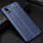 Custodia Silicone Morbida In Pelle Cover per Samsung Galaxy M01 Core Blu