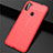 Custodia Silicone Morbida In Pelle Cover per Samsung Galaxy M11 Rosso