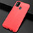 Custodia Silicone Morbida In Pelle Cover per Samsung Galaxy M21s Rosso