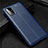 Custodia Silicone Morbida In Pelle Cover per Samsung Galaxy M51 Blu