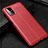 Custodia Silicone Morbida In Pelle Cover per Samsung Galaxy M51 Rosso