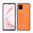 Custodia Silicone Morbida In Pelle Cover per Samsung Galaxy Note 10 Lite Arancione