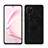 Custodia Silicone Morbida In Pelle Cover per Samsung Galaxy Note 10 Lite Nero