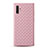 Custodia Silicone Morbida In Pelle Cover per Samsung Galaxy Note 10 Plus 5G Oro Rosa