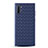 Custodia Silicone Morbida In Pelle Cover per Samsung Galaxy Note 10 Plus Blu