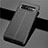 Custodia Silicone Morbida In Pelle Cover per Samsung Galaxy S10 5G SM-G977B Nero