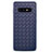 Custodia Silicone Morbida In Pelle Cover per Samsung Galaxy S10e Blu