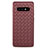 Custodia Silicone Morbida In Pelle Cover per Samsung Galaxy S10e Marrone