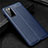 Custodia Silicone Morbida In Pelle Cover per Samsung Galaxy S20 FE 5G Blu