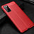 Custodia Silicone Morbida In Pelle Cover per Samsung Galaxy S20 FE 5G Rosso