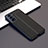 Custodia Silicone Morbida In Pelle Cover per Samsung Galaxy S21 5G Nero