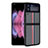 Custodia Silicone Morbida In Pelle Cover per Samsung Galaxy Z Flip3 5G Grigio
