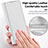 Custodia Silicone Morbida In Pelle Cover per Samsung Galaxy Z Fold3 5G Grigio