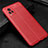 Custodia Silicone Morbida In Pelle Cover per Vivo V20 Rosso