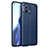 Custodia Silicone Morbida In Pelle Cover per Xiaomi Mi 11 Lite 5G Blu