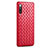 Custodia Silicone Morbida In Pelle Cover per Xiaomi Mi 9 SE Rosso