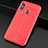 Custodia Silicone Morbida In Pelle Cover per Xiaomi Mi A2 Lite Rosso